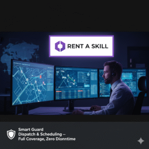 Remote virtual assistant team managing business operations and support services